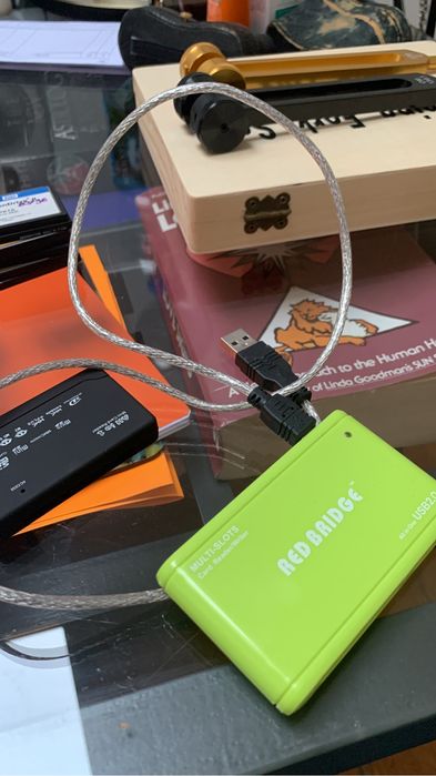 Leitor de cartoes compact flash cf card samplers usb