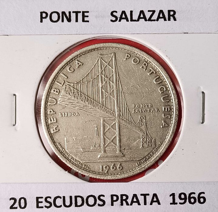 3 Moedas Comemorativas Portuguesas 2ª República 20 escudos ( prata )