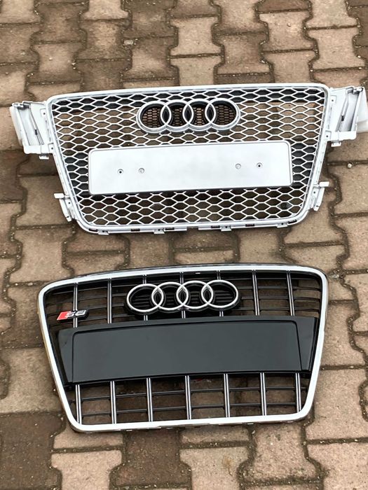 Решетка радиатора AUDI A1/TT/A3/A4/A5/A6/A7/A8 S-Line RS стили 05-23г.