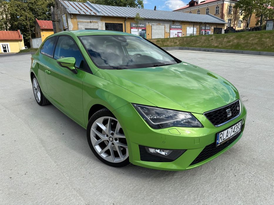 Seat Leon Stan idealny, Bezwypadkowy, Niski przebieg, Bogata wersja, Serwisowany