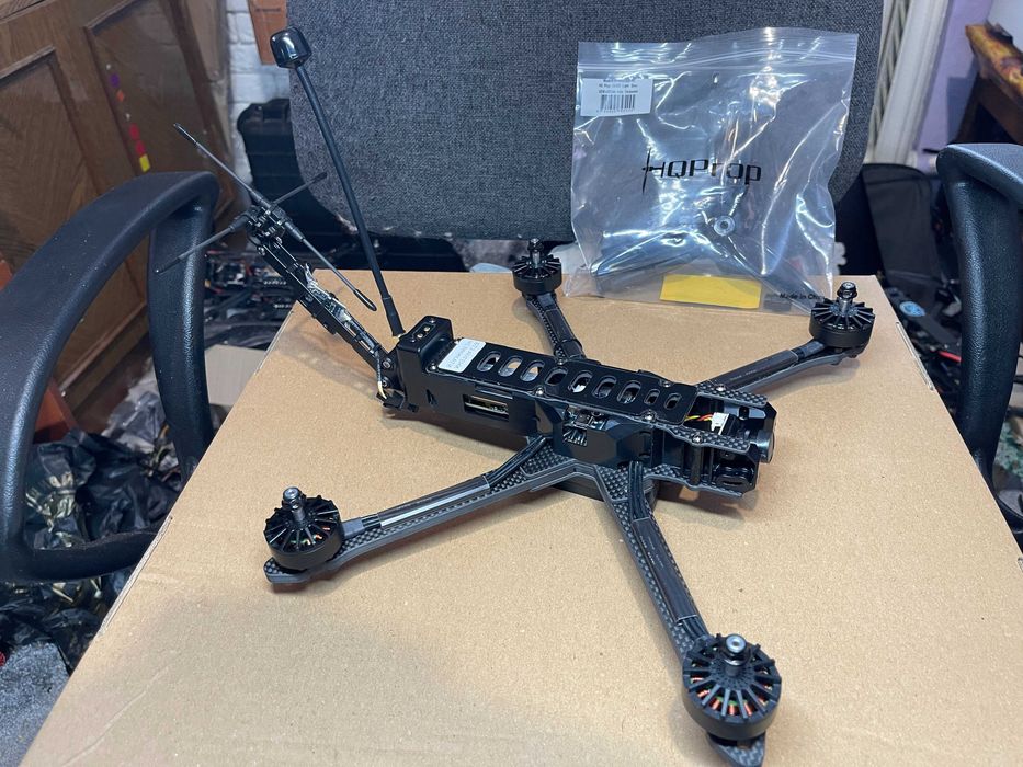 Новий FPV дрон 7 дюймів. VTX 3W 5.8G, Elrs 2.4-915 з пропами та аккумулятором