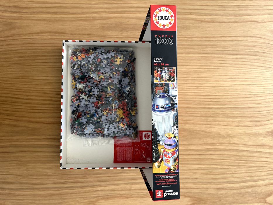 Puzzle Educa 1000 Peças - Robots - Completo