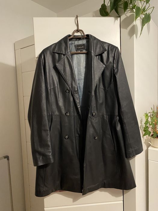 skorzana kurtka vintage