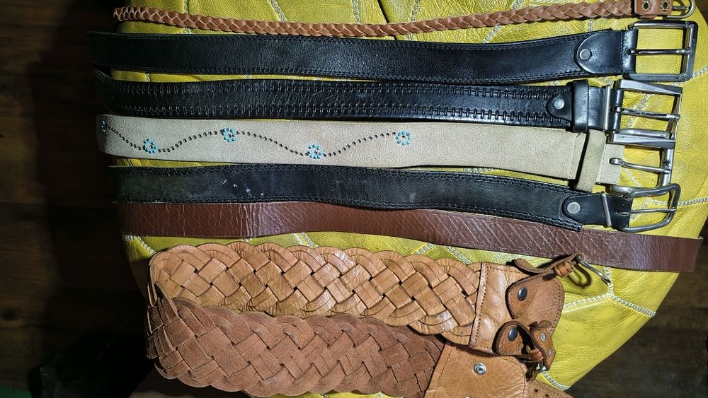 Эксклюзивный Кожаный Ремень ручной работы  Diesel Бананка