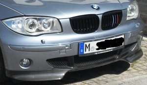 Lip/ splitter carbono para-choques Original Sport BMW E87 (série 1)