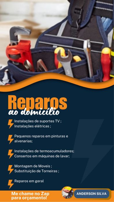Reparos rapidos remodelacoes