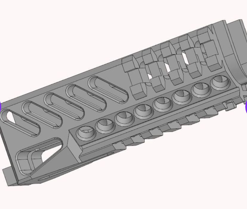 Цівка «Зенитка В-10» для АК-74У