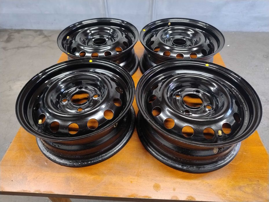 Ford 4x108 5,5J Et37,5 14" Komplet z czujnikami Nowe