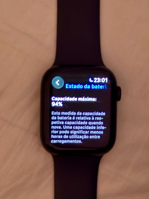 Apple Watch Series 9 - 45mm Preto - Como novo