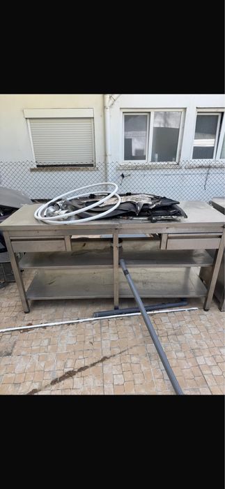 Bancada de inox profissional