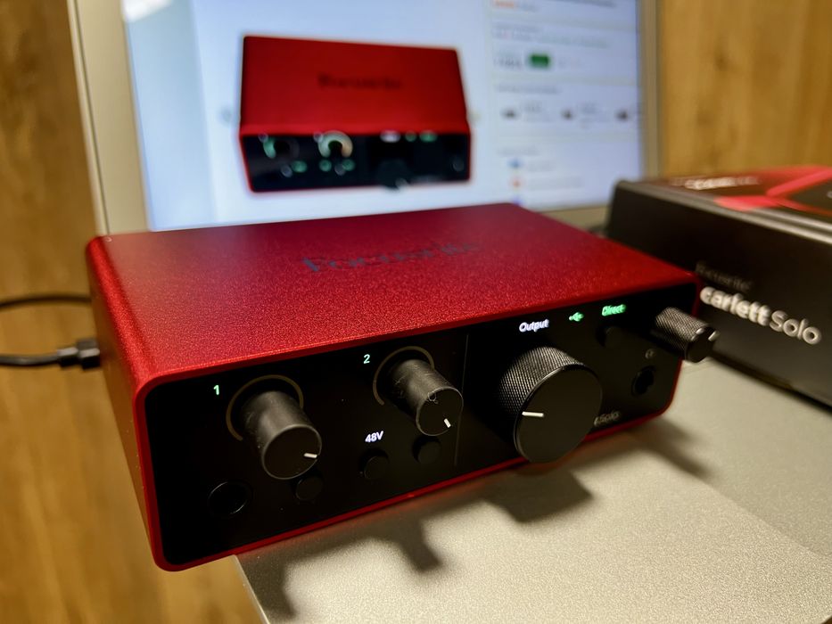 Звуковая карта Focusrite Scarlett Solo 4th Generation