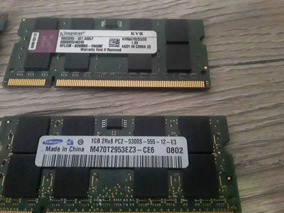 Pamięć laptop, ram do laptopa DDR3 oraz DDR2