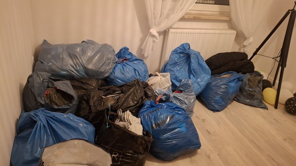 Oddam worki z ubraniami dla chłopca od 0-12 lat