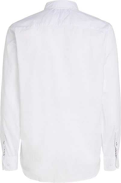 TOMMY HILFIGER Koszula Męska Core Flex White XL Casual Slim Bawełniana