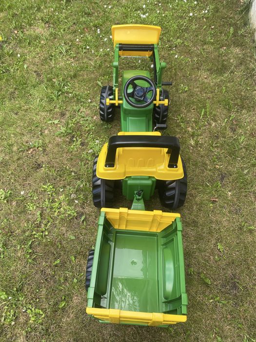 NOWY Jeździk ROLLY TOYS Traktor z łyżką i przyczepą