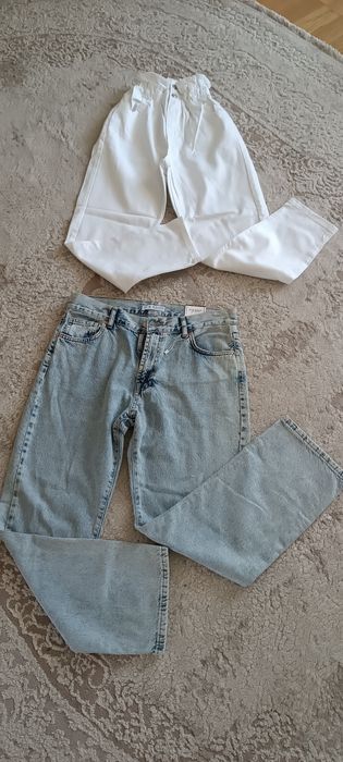 Білі  і голубі джинси моми  XS, S, XL,40-42,48 р Турція