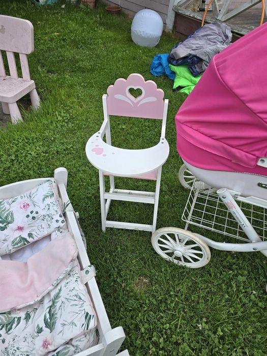 Zabawki wózek kołyska karetka barbie  zestaw
