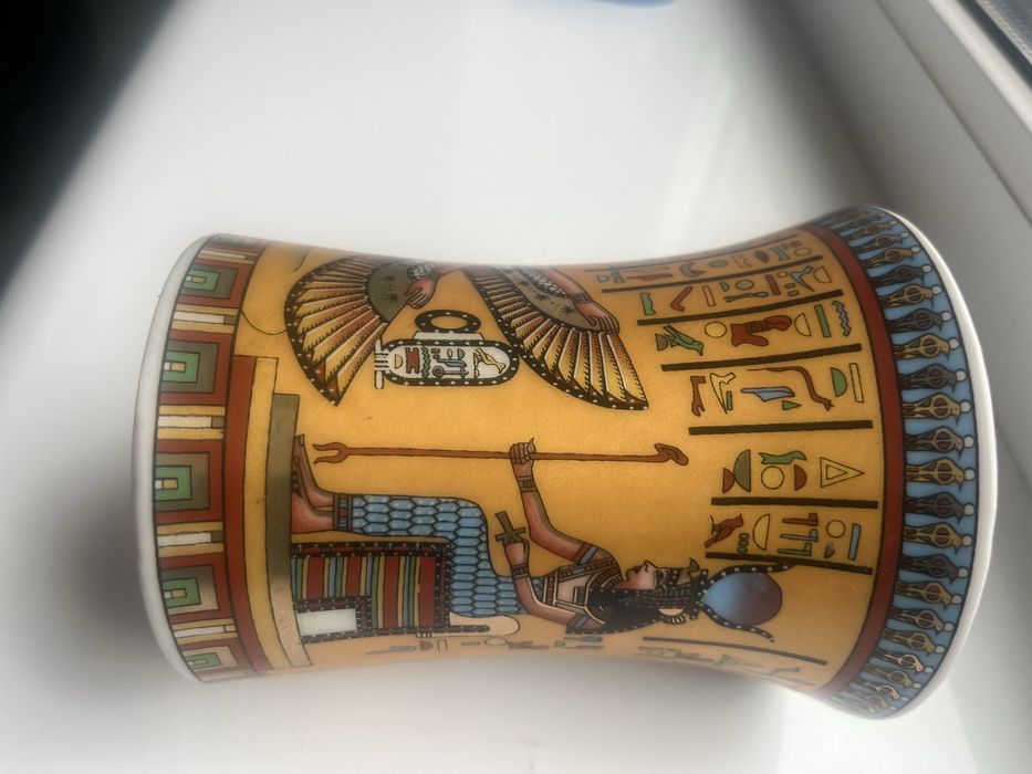 Чашка керамическая с египетским дизайном