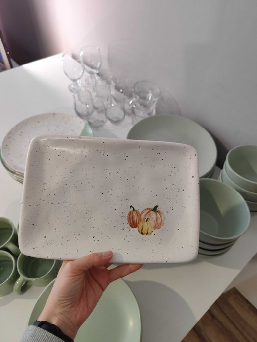 Półmisek z dynią nakrapiany