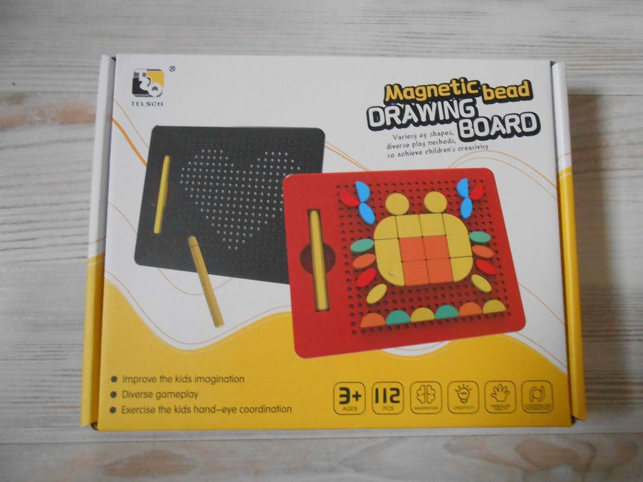 Мозаїки: магнітна, з кульками, крупна, з болтами, з шуруповертом .