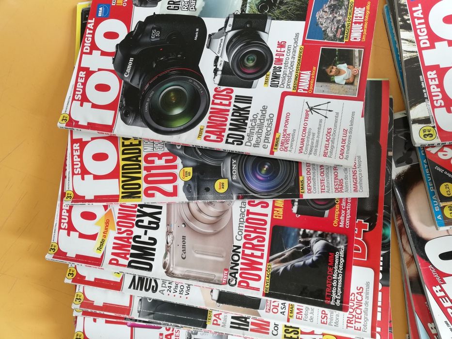 Lote de 21 Revistas Super Digital Foto