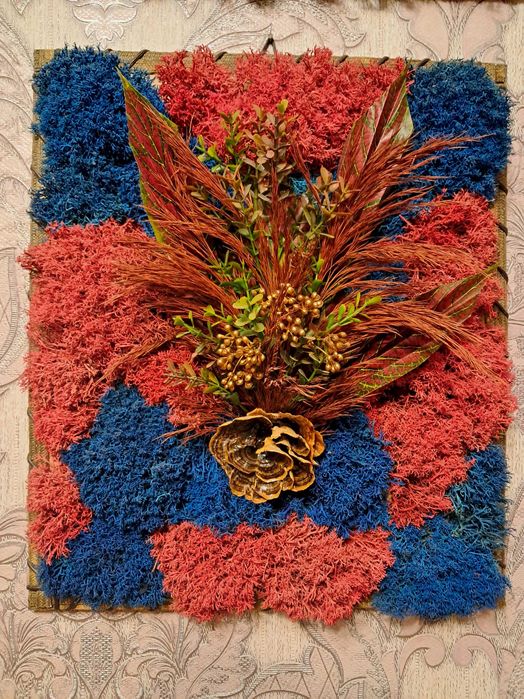 Жива картина з моху, ручна робота