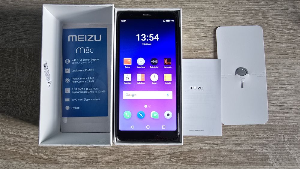 Smartfone MEIZU M8C - w bardzo dobrym stanie
