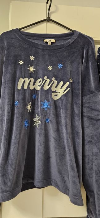 Pizama welurowa C&A L