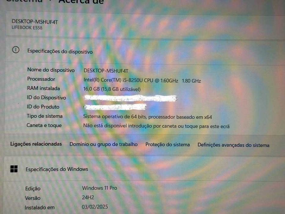 Fujitsu LifeBook E558 Core i5 - 16GB - 512GB SSD