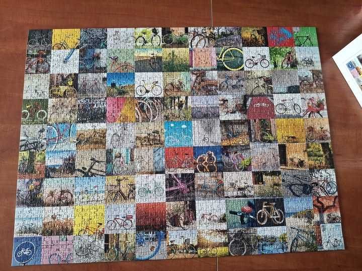Puzzle Ravensburger 1500 elementów rowery 99