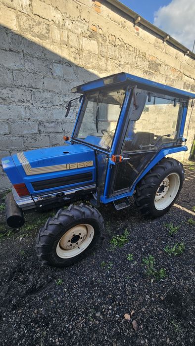 Iseki TA255 4x4 Kabina wspomaganie Rewers nowe opony mini traktorek japoński ogrodniczy sadowniczy yanmar kubota mitsubishi hinomoto hako ursus