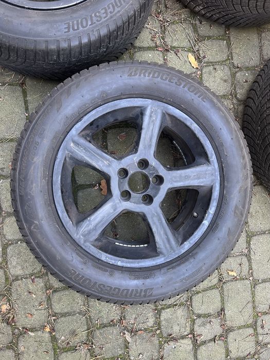 Koła opony całoroczne bridgestone felgi aluminiowe subaru 5x100 7J 16”