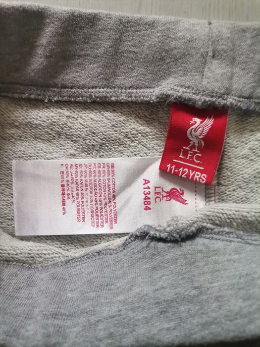 Damskie krótkie szare spodenki LFC Liverpool na 11-12 lat reds lego