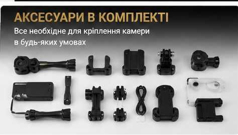 Екшн камера 4K Wi-Fi з пультом водонепроникна видеокамера регистратор