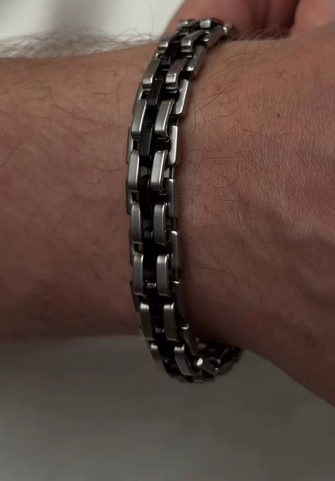 Браслет чоловічий, стильний, подарунок, нержавіюча сталь