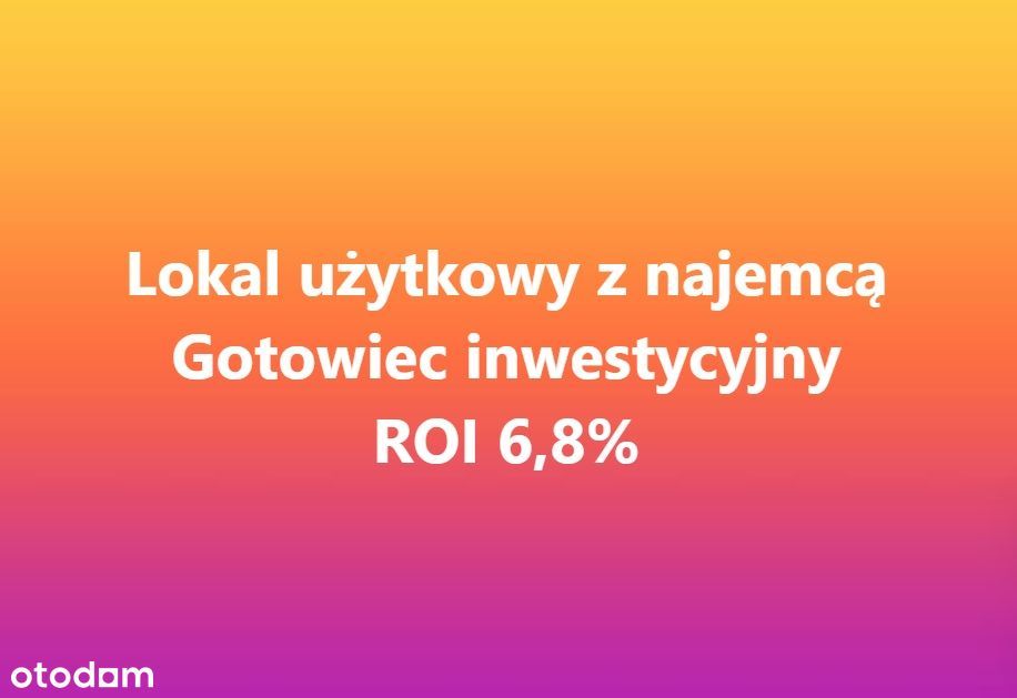 Gotowiec inwestycyjny | Lokal z najemcą w centrum Łodzi | ROI 6,8%
