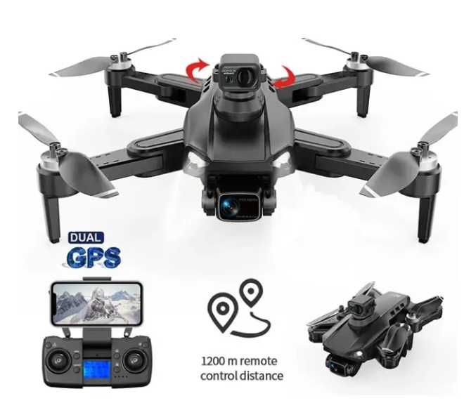 Квадрокоптер з камерою L900 PRO SE MAX BLACK 4K GPS, FPV 1200м 28 мин