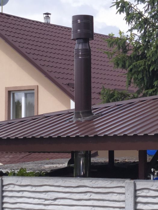 Монтаж установка дымоход димар димохід вентиляція вентиляция отопление