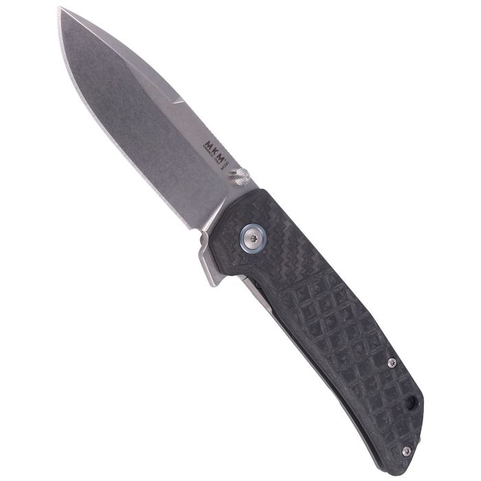 Nóż składany MKM Maximo Carbon Fiber, Stone Washed by Bob (MK MM-CT)