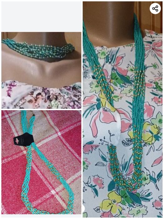 Чокер намисто буси кулон на подарунок гортайте фото