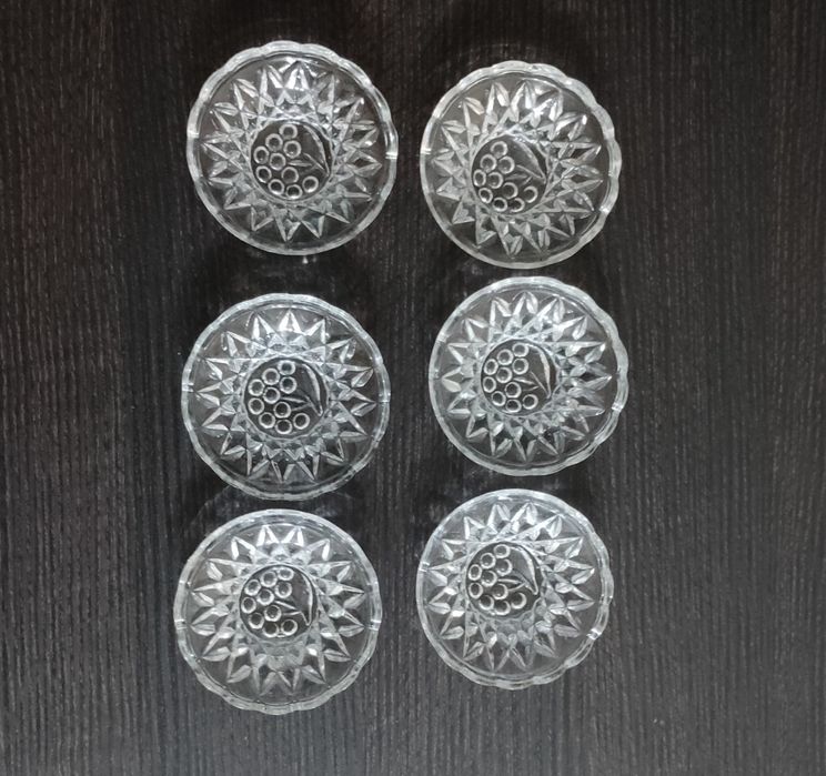 Соусниці, джемниці кришталеві 6 шт.