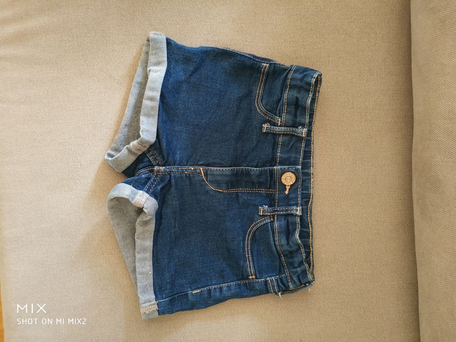 Jeansowe szorty H&M rozm 104