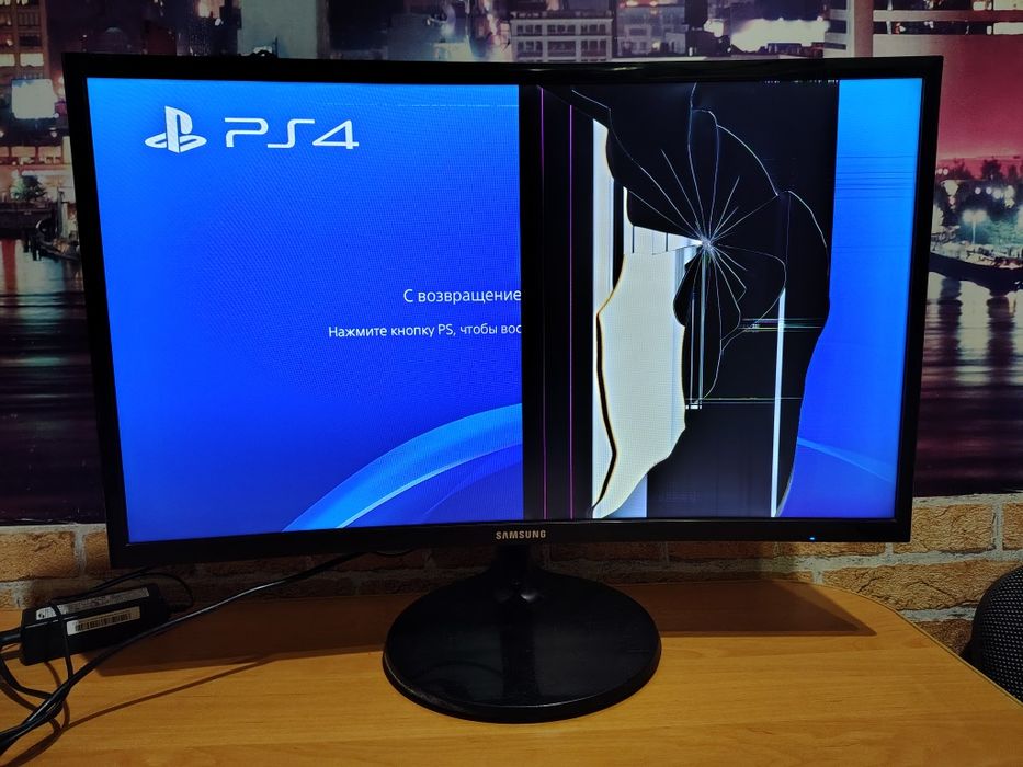 Монітор 24" SAMSUNG Вигнутий LED