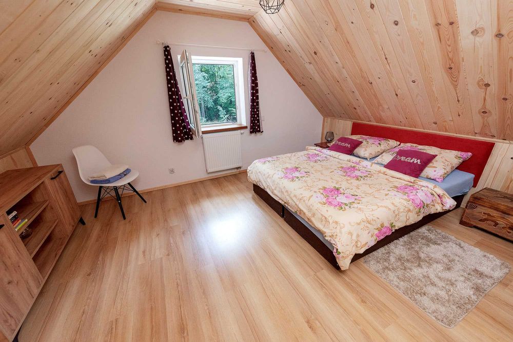 Dom całoroczny 8os Harbutowice zagrodamlynski.pl ferie luty BALIA