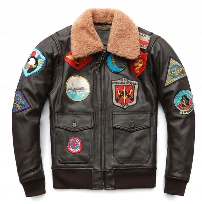 Nowa skórzana kurtka TOP GUN rozmiar XXXL - Warszawa