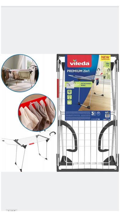 Suszarka na pranie Vileda Premium 2w1