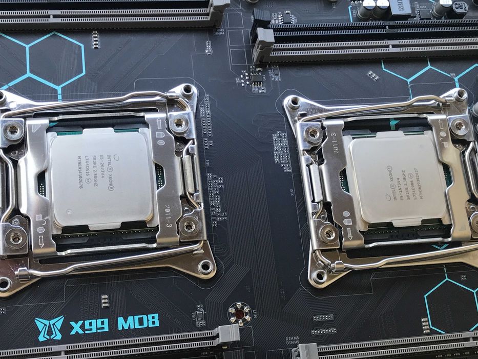 Комплект Machinist X99 MD8 Dual + 2шт Xeon E5-2673v4 40 ядер/80 потоки