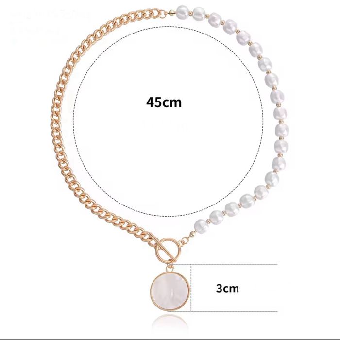 Naszyjnik Pearls begold