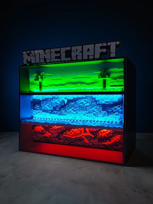 Підставка для фігурок kinder joy Minecraft Кіндер Джой Майнкрафт