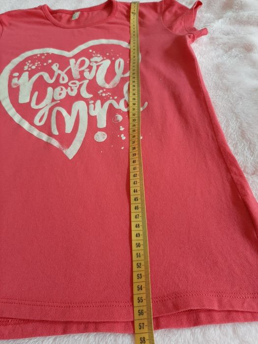 Tshirt dziewczęcy, Benetton, rozm. 152-158 cm